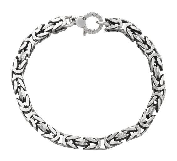 Bracciale Giovanni Raspini Uomo Bizantina Quadra in Argento 12403L - 12403L